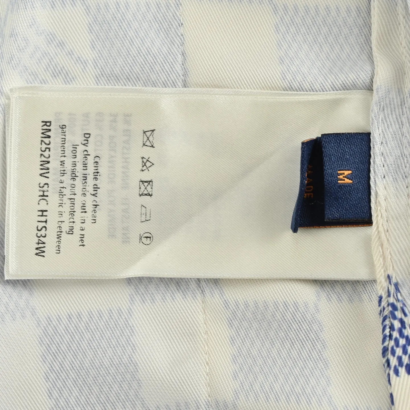 Louis Vuitton/Louis Vuitton gradient checkerboard lapel short-sleeved shirt